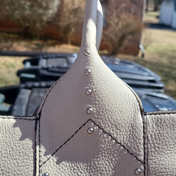 orYANY Yellow and Blue Geometric Shoulder Bag - Picture 15 of 16